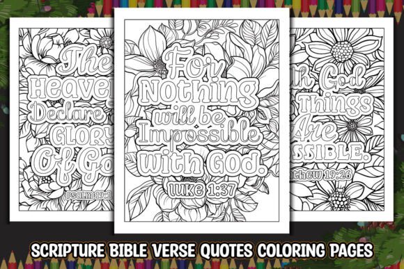 Download Scripture Bible Verse Coloring Pages - Bible Collection