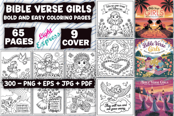 Download Bible Verse Girls Coloring Pages - Bible Collection