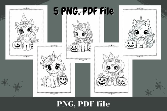 Download Cute Unicorn Halloween Coloring Pages - Cute Collection