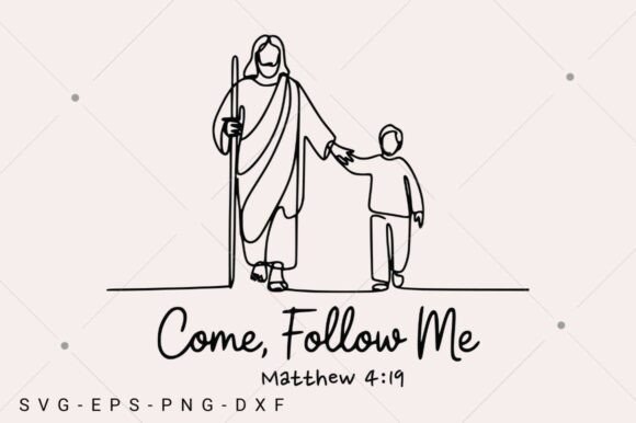 Download Come Follow Me SVG, Bible Verse Svg - Bible Collection