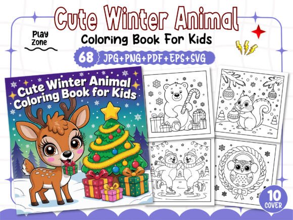 Download Cute Winter Animal Coloring Pages - Cute Collection