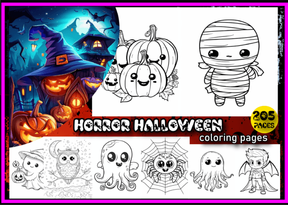 Download Horror Halloween Coloring Book for Kids - Halloween coloring book for kids Collection