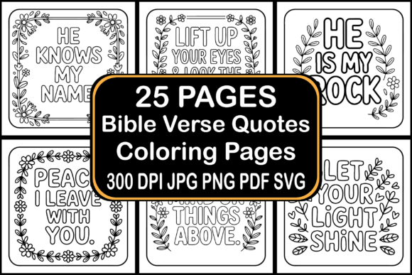 Download Bible Verse Quotes Coloring Pages - Bible Collection