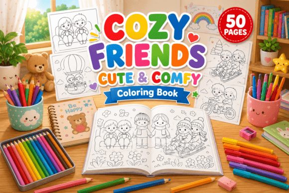 Download Cozy Friends Cute and Comfy - Cute Collection
