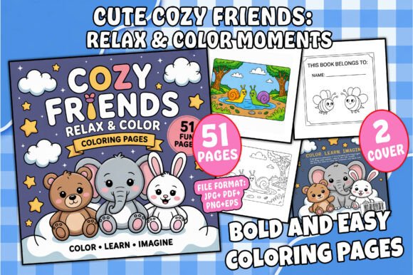 Download Cute Cozy Relax&amp;moments Coloring Pages - Cute Collection
