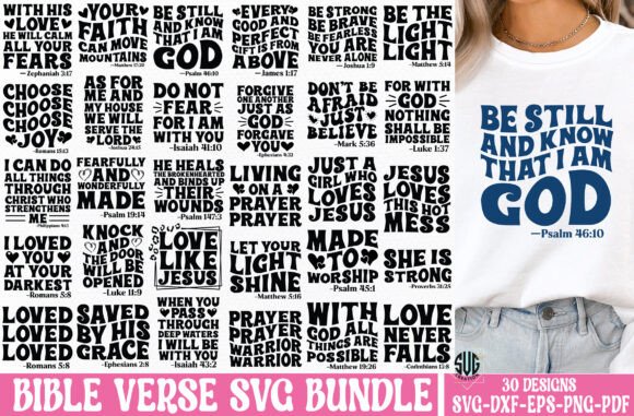 Download Bible Verse Quotes Svg Bundle - Bible Collection
