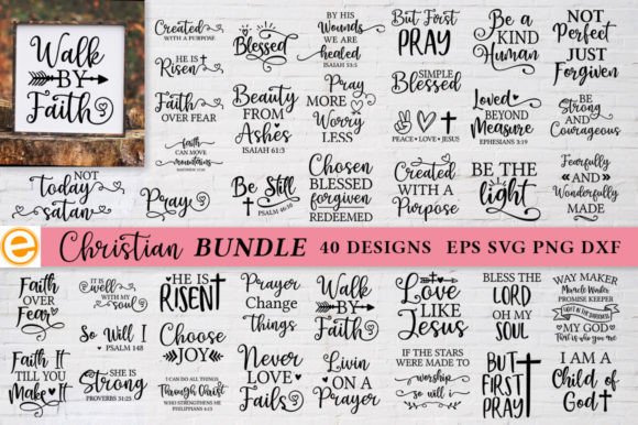 Download Christian Bible Verse Jesus Svg  Bundle - Bible Collection