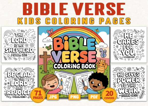 Download 70+ Bible Verse Coloring Pages for Kids - Bible Collection