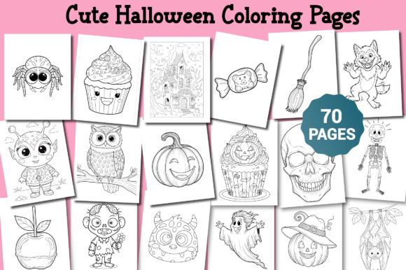 Download Cute Halloween Coloring Pages - Cute Collection