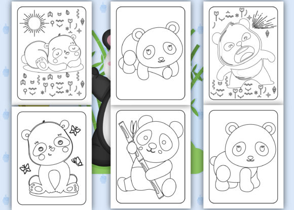 Download Cute Panda Coloring Pages for Kids - Cute Collection
