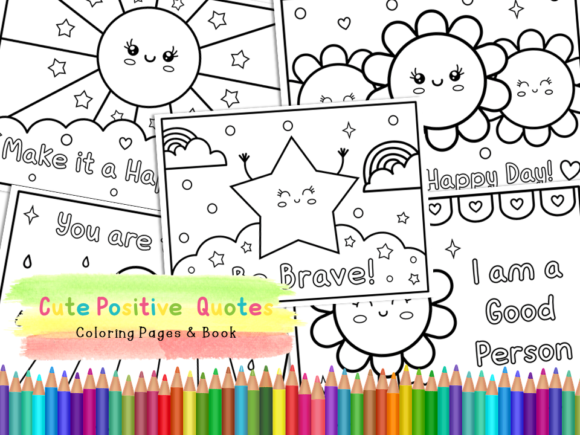 Download Cute Positive Quotes Coloring Pages 2 - Quotes coloring pages Collection