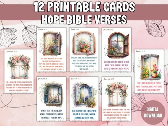 Download Hope Bible Verse Cards - Bible Collection