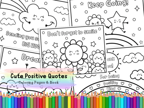 Download Cute Positive Quotes Coloring Pages 3 - Quotes coloring pages Collection