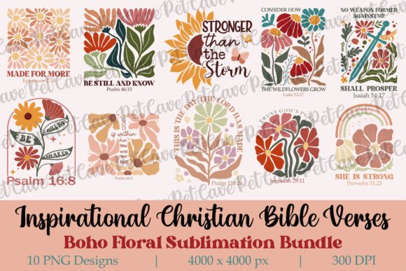 Download Inspirational Bible Verses PNG Bundle - Bible Collection