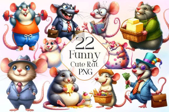 Download Funny Cute Rat Clipart - Cute Rat Png - Cute Collection