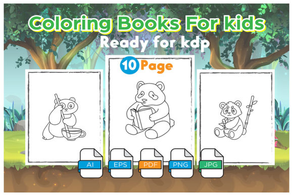 Download Cute Panda Coloring Book for Kids - Cute Collection