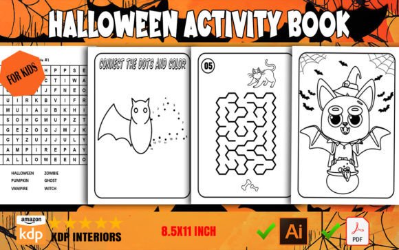 Download Halloween Activity Book for Kids (KDP) - Premium Resources