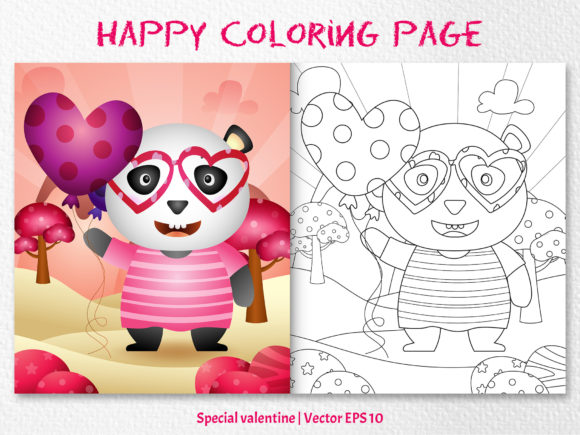 Download A Cute Panda - Coloring Pages - Cute Collection