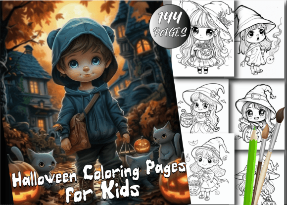 Download Halloween Coloring Book for Kids - Premium Resources