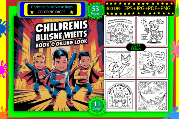 Download Christian Bible Verse Boys Coloring Page - Bible Collection