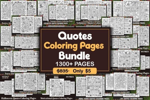 Download Quotes Coloring Pages Bundle - Quotes coloring pages Collection