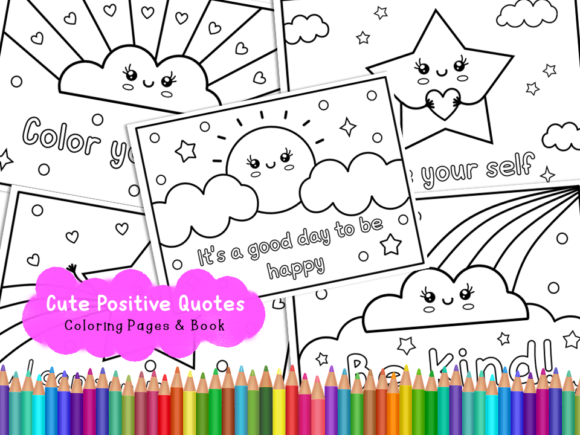 Download Cute Positive Quotes Coloring Pages - Quotes coloring pages Collection