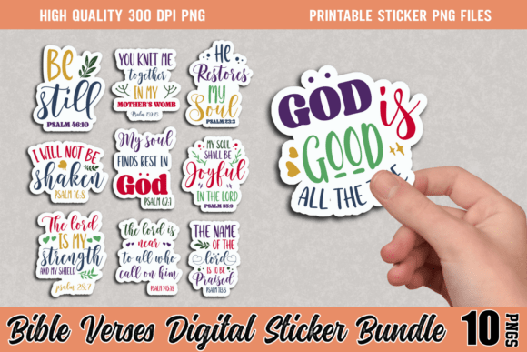 Download Bible Verse Stickers, Religious Sticker - Bible Collection
