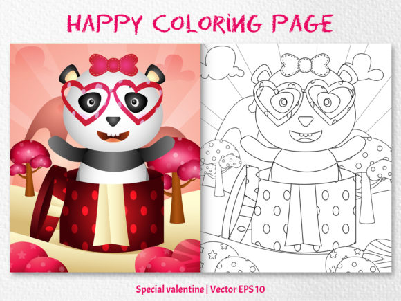 Download A Cute Panda - Coloring Pages - Cute Collection