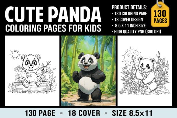 Download 130 Cute Panda Coloring Pages for Kids - Cute Collection