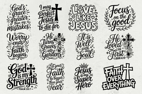 Download Christian Faith SVG Bundle, Bible Verse - Bible Collection